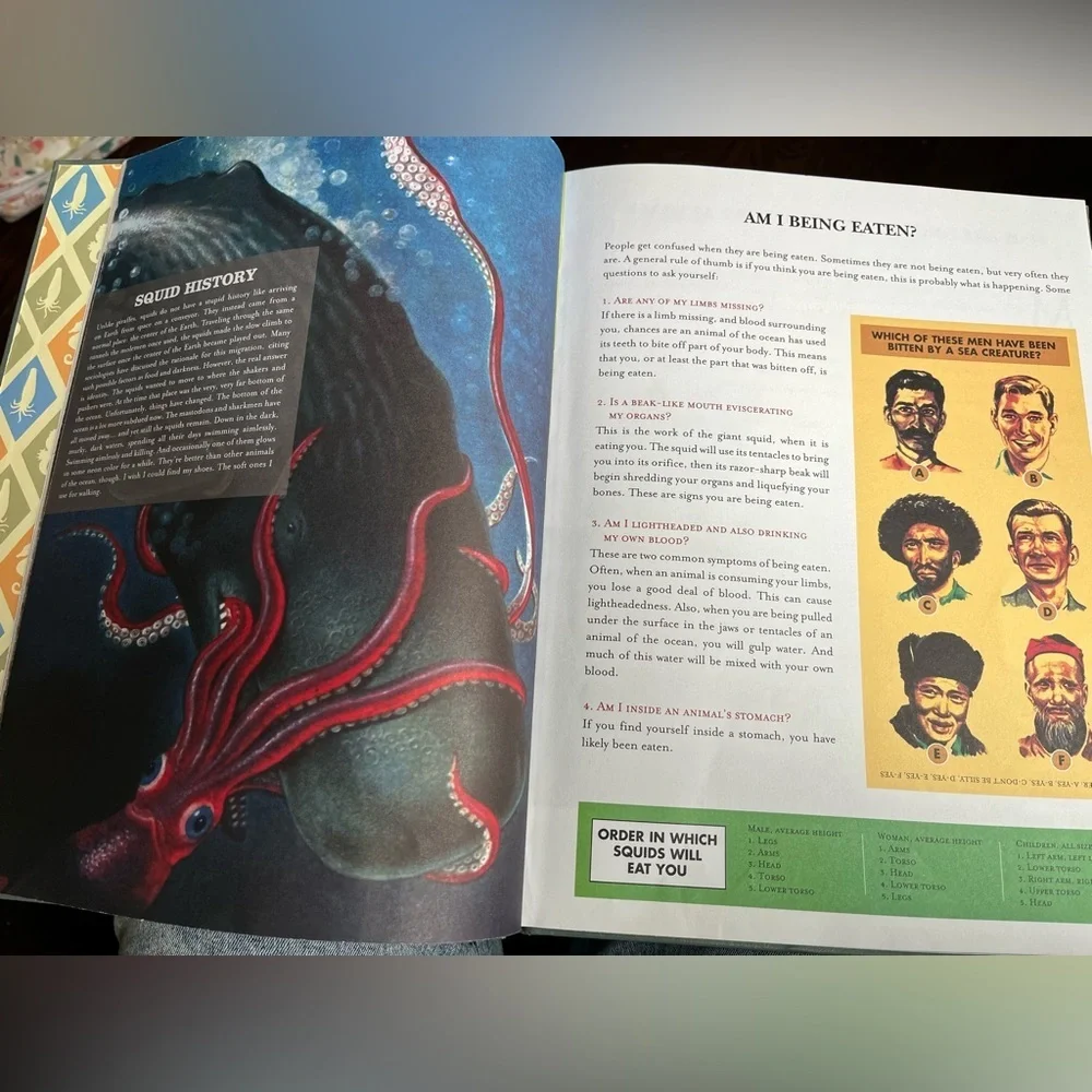 Humorous Coffee Table Book: Animals of the Ocean In Particular the Giant Squid